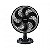 Ventilador de Mesa Turbo ECO 30cm 52W Preto VENTISOL - Imagem 1