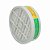 Filtro Químico VO(P) Vapores Orgânicos Pesticidas p/ Respirador Facial PLASTCOR 70031097 4pç - Imagem 1
