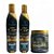 KIT SHAMPOO, CONDICIONADOR E MÁSCARA CAPILAR ÓLEO DE ARGAN - BIO INSTINTO - Imagem 1