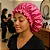KIT Touca de Cetim Ajustável com Regulador - Dupla Face | Reduz Frizz e Quebra de Cabelo - Imagem 1