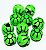 10 Miçangas para pesca Girassol Neon - Verde - Imagem 1