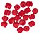 20 EVA Riscadinho Para Pesca Boleado - Vermelho - Imagem 1