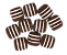 10 EVA Riscadinho Supreme Para Pesca - Marrom Chocolate - Imagem 1