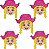Mini Carinha Menina Caipira Un. - Imagem 1