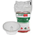 Forma p/ Pudim Forneável Pequena c/ Tampa 120ml Plastilânia c/10 Un. - Imagem 1