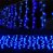 Pisca 100 Leds Cortina Azul Natal 110V C/ 2,5 metros Un. - Imagem 1