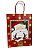 Sacola Papel Noel e Rena natal ´M´ 26x19,5x9,5Cm Un. - Imagem 2