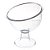 Taça em Acrilico Cristal Inclinada Media 1lt. Tres Triangulos Un. - Imagem 1