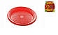 Prato Descartável 15cm Redondo Vermelho Trik Trik c/ 10 Un. - Imagem 1