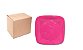 Prato Descartável 21 cm. Quadrado Pink Trik Trik Caixa c/60x10 un. - Imagem 1