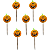 Palito Decorativo Halloween Abóbora c/ 12 Un. - Imagem 1