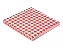 Guardanapo estampado F.D vermelho xadrez 25x25 20 Festa Junina un - Imagem 1