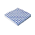 Guardanapo estampado F.D azul xadrez 25x25 20 Festa Junina un - Imagem 1