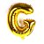 Balão Laminado Letra ''G'' Dourado C/ 40 Cm - Imagem 1