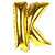 Balão Laminado Letra ''K'' Dourada C/ 40 Cm - Imagem 1