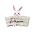 PLACA DE MDF FELIZ PASCOA UN. - Imagem 1