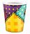 COPO PAPEL RETALHO JUNINO 270ML SILVERFESTA C/ 10 UN. - Imagem 1