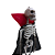 ENFEITE ESQUELETO DRACULA HALLOWEEN 33CM - Imagem 2
