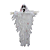 ENFEITE FANTASMA PANICO BRANCO HALLOWEEN 46CM - Imagem 1