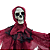 ENFEITE ESQUELETO C/ FOICE HALLOWEEN 78CM - Imagem 2