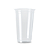 Copo Descartável Resistente PP Transparente 550ml Cristalcopo 50 Unidades - Imagem 2