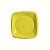Prato 21 Cm (QD) Amarelo Trik C/ 10 Un. - Imagem 1