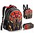 Kit Mochila Escolar Infantil Costas Homem Spider Dark Aranha - Imagem 1