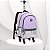 Mochila Rodinha 360º Feminina Juvenil Metalizada - Imagem 4