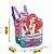 Kit Mochila Rodinha Infantil Denlex Escola Meninas Mermaid - Imagem 6
