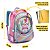 Mochila Costas Infantil Menina Unicornio Princesa - Imagem 4