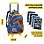 Kit Mochila Escolar Infantil Rodinhas Dinossauro - Imagem 2