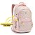 Mochila Feminina Escolar Juvenil Metalizada Metelassê Pompom - Imagem 7