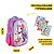 Kit Mochila Costas 3d Lancheira Estojo Unicórnio Escolar Fast Bag - Imagem 2
