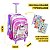 Kit Mochila Costas Unicórnio 3d Estojo Lancheira Meninas - Imagem 2