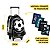 Kit Mochila Rodinha Bola De Futebol Meninos Jogador Escolar - Imagem 2
