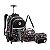 Kit Mochila Rodinha Juvenil Escolar Estilosa Emojis Pom Pom - Imagem 1