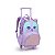 Mochila Rodinha Gatinha Panda Escolar Meninas Infantil - Imagem 1