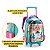 Kit Mochila Rodinha Princesa País Das Maravilhas Meninas - Imagem 5
