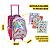 Kit Mochila Rodinha Unicornio Magic Arco Iris Menina Escolar - Imagem 2