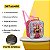 Kit Mochila Rodinha Boneca Rosa Com Brilho Meninas Escolar - Imagem 7
