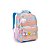 Mochila Costas Juvenil Love Escolar Faculdade Rosa Meninas - Imagem 1
