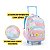 Mochila Rodinha Juvenil Love Escolar Rosa Meninas - Imagem 5