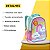 Kit Mochila Costas Estojo Arco Iris Infantil Meninas Escolar - Imagem 3