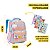 Kit Mochila Costas E Lancheira Estojo Juvenil Love Meninas - Imagem 2