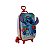 Mala Mochila Rodinha Stitch Praia 3d Azul Escolar Meninas - Imagem 1