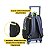 Kit Mochila Rodinha Lancheira Estojo Vídeo Game Pro Player - Imagem 4