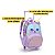 Kit Mochila Rodinha Lancheira Gatinha Panda Escolar Meninas - Imagem 12