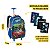 Mochila Rodinha Carros Meninos Escolar Reforçada Fast Bag - Imagem 2