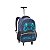 Mochila Rodinha Game On Azul Escolar Meninos Jogos Fast Bag - Imagem 1