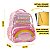 Mochila Infantil Menina Feminina Escolar Arco Iris - Imagem 2
